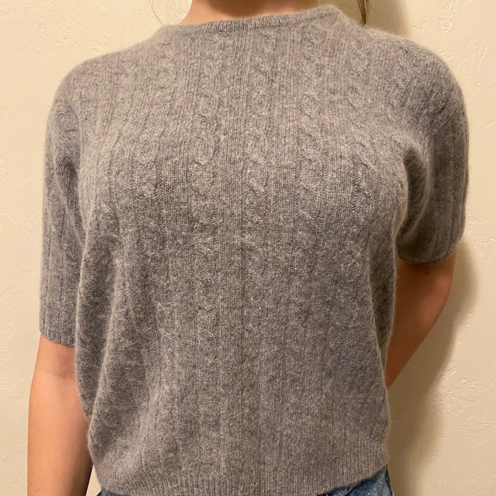 BEAUTIFUL ANGORA LAMBSWOOL KNITTED SHIRT
